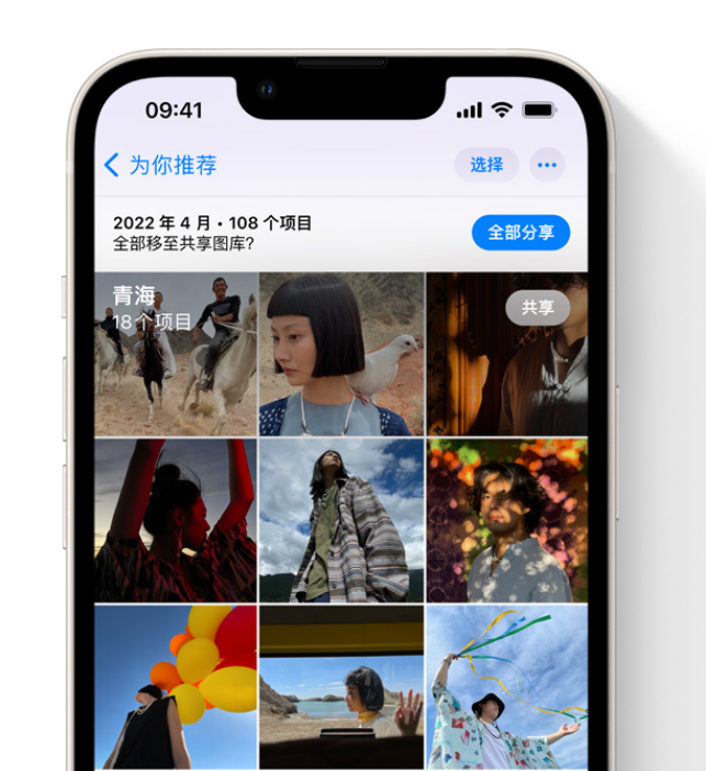 沙湾苹果维修网点分享在 iPhone 上使用共享图库 